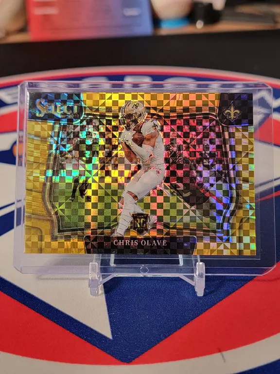 Chris Olave card in 2022 Panini Select Football Hobby Box.