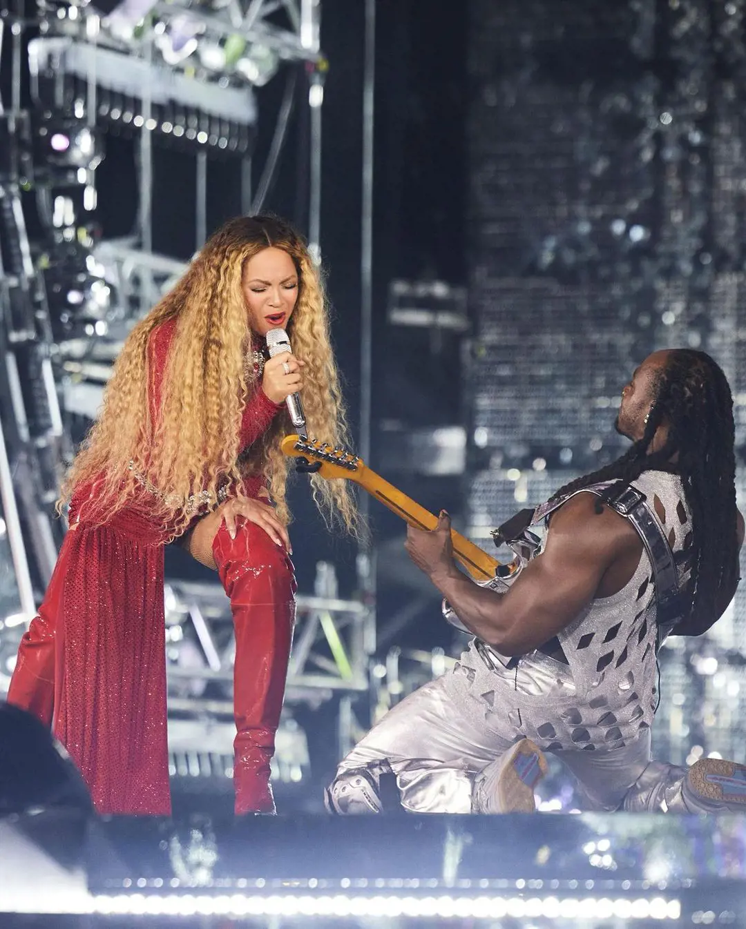 Beyonce during her Renaissance Tour in Nashville in July