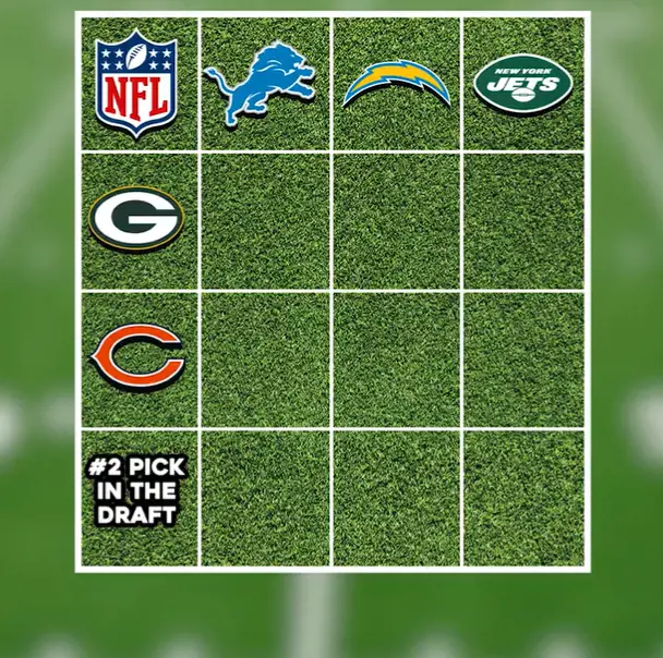 NFL grid trivia challenge part two.