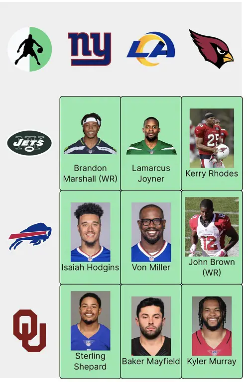 National Football League day 4 answers.