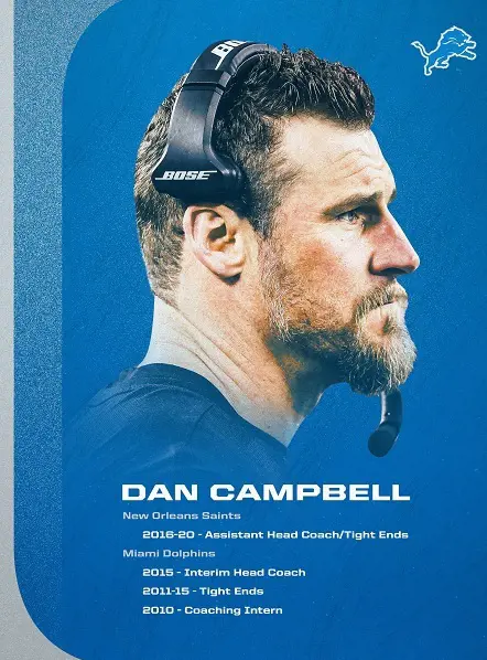 Lions head coach Campbell.