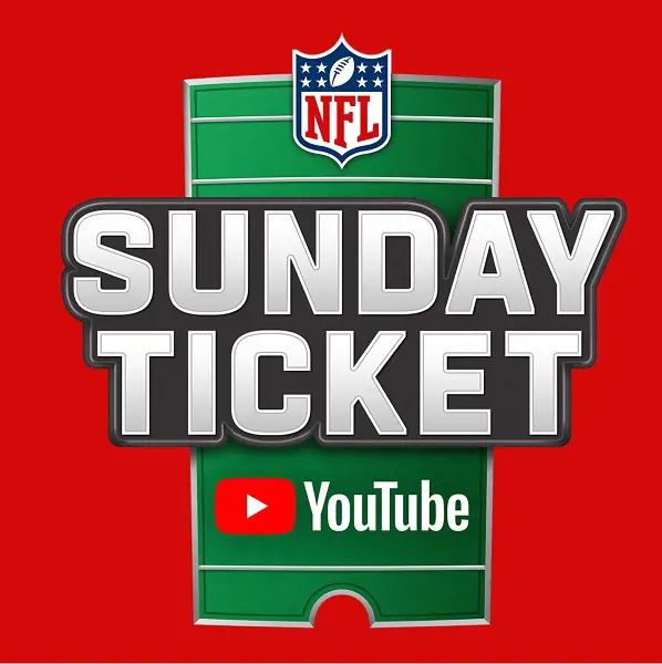 Watch your favorite teams out-of-market Sunday afternoon games on YouTube.