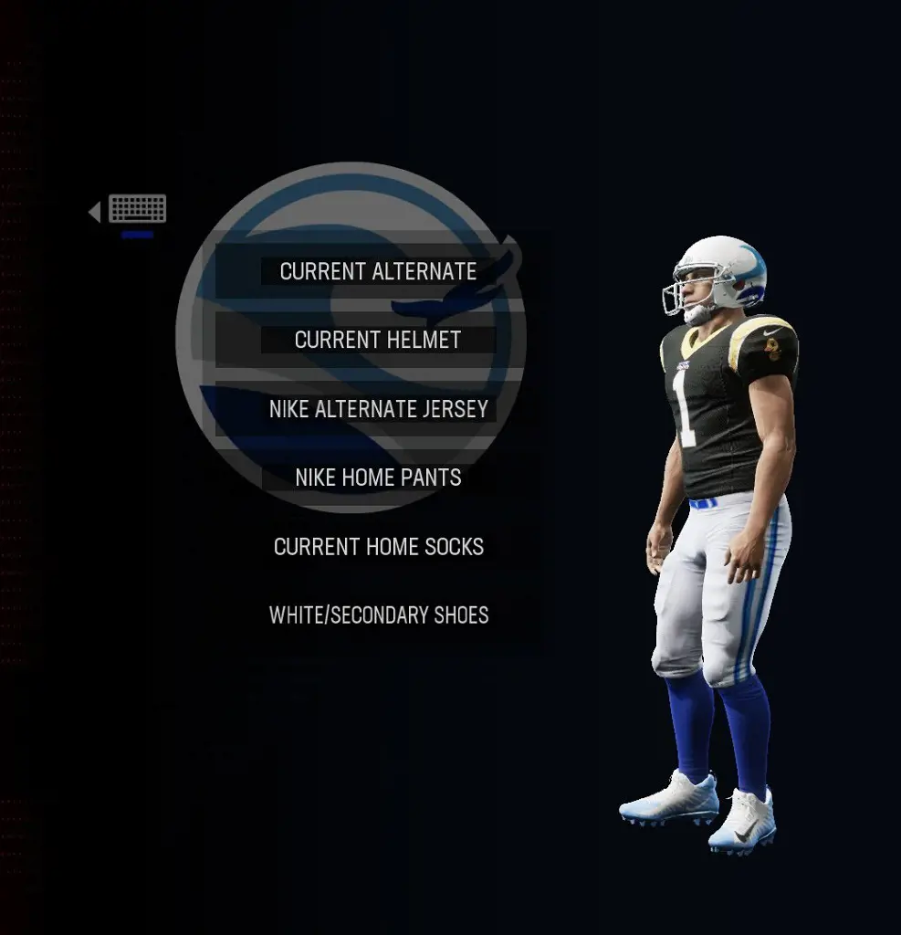 XFLxUSFL mod in Madden 23 with Ducky Community Legend jersey 