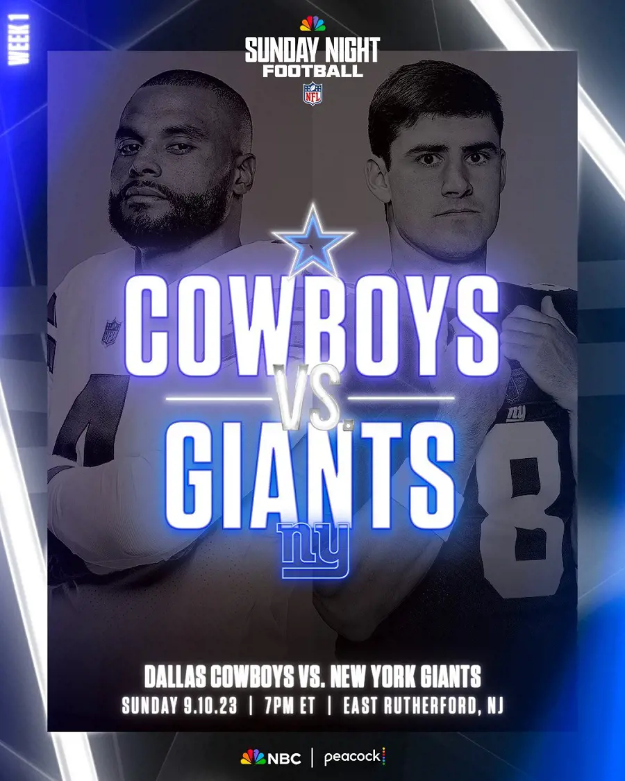 Dallas Cowboys and New York Giants match held in 2009 holds the record for largest NFL game attendance. These teams will be facing each other in week 1 of the upcoming regular season