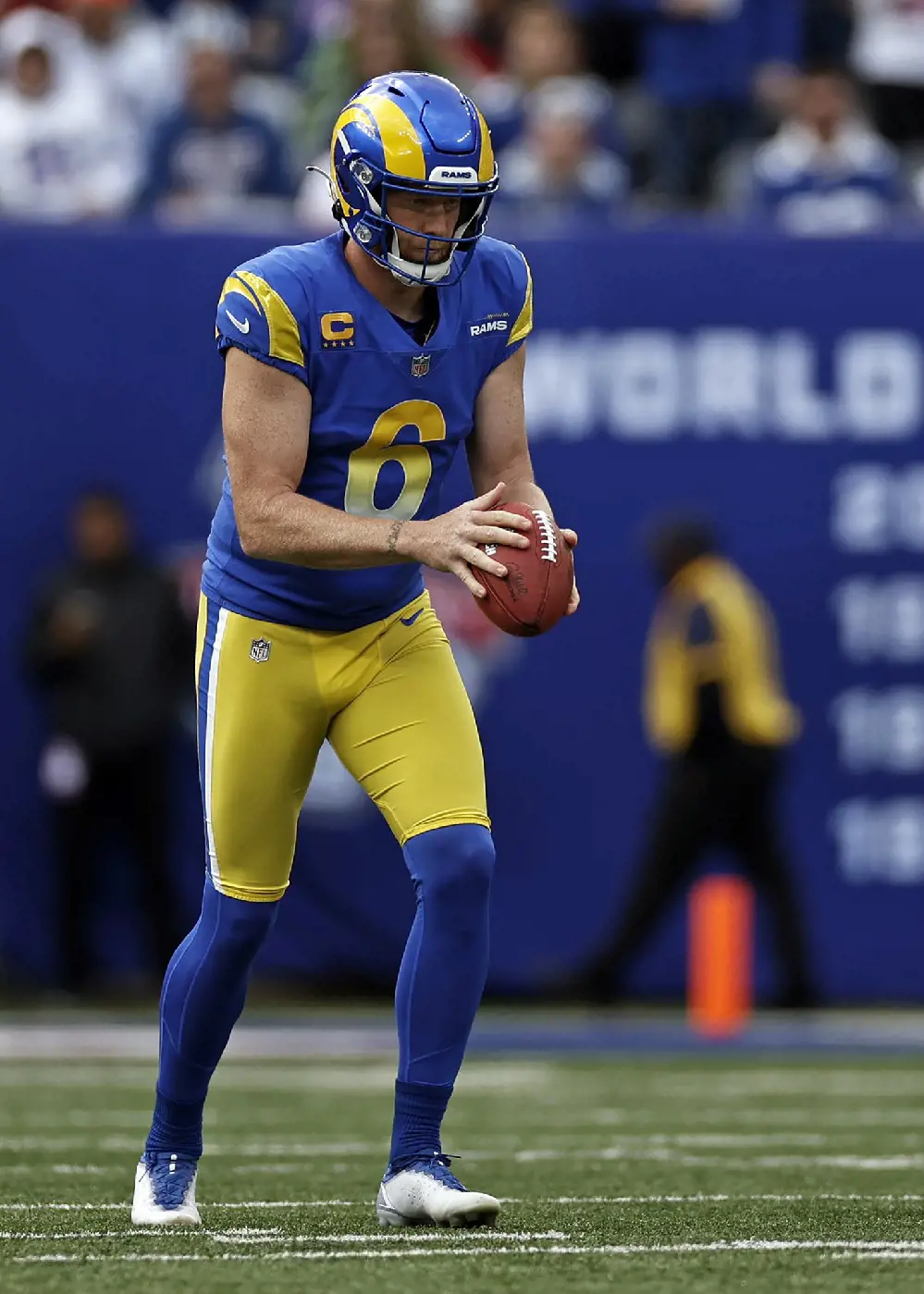Hekker set the record for the longest punt in Super Bowl history.