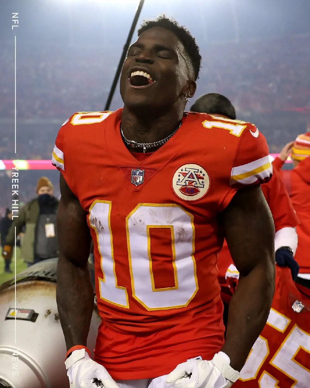 Tyreek Hill made his Miami Dolphins debut against the New England Patriots.