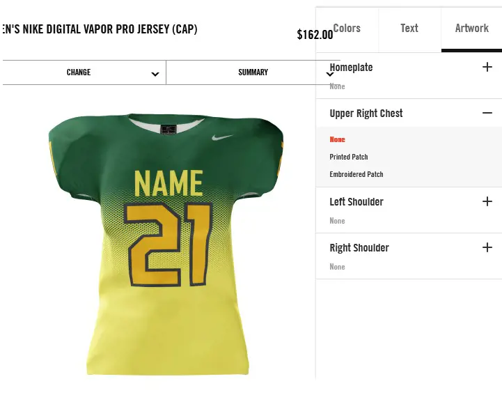 You can cutomize the color and font per your desire through Nike's official site