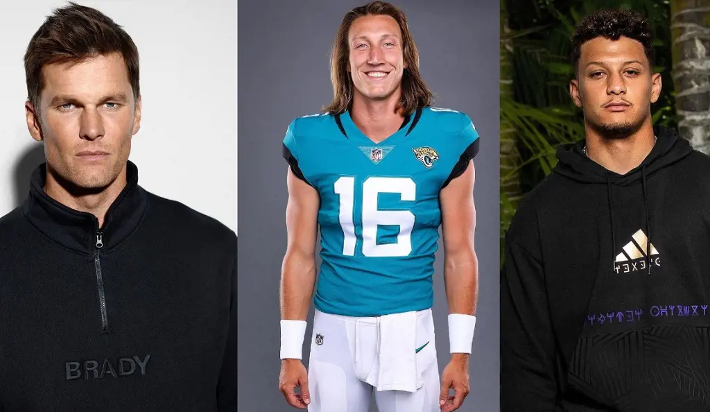 Tom Brady, Trevor Lawrence and Patrick Mahomes are players leading sales in NFL merchandise.