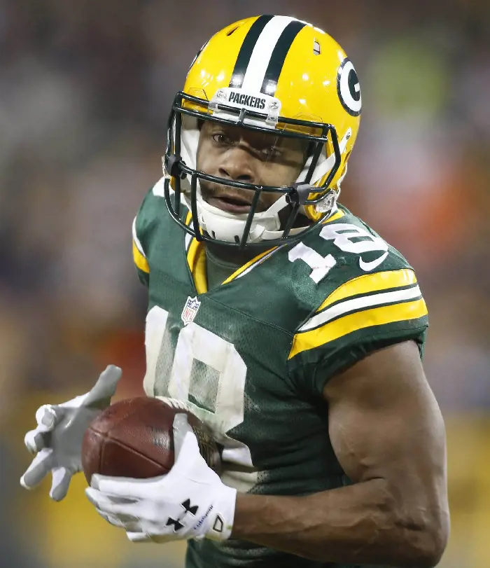 Former Packers WR Cobb joined the Jets alongside Aaron Rodgers.
