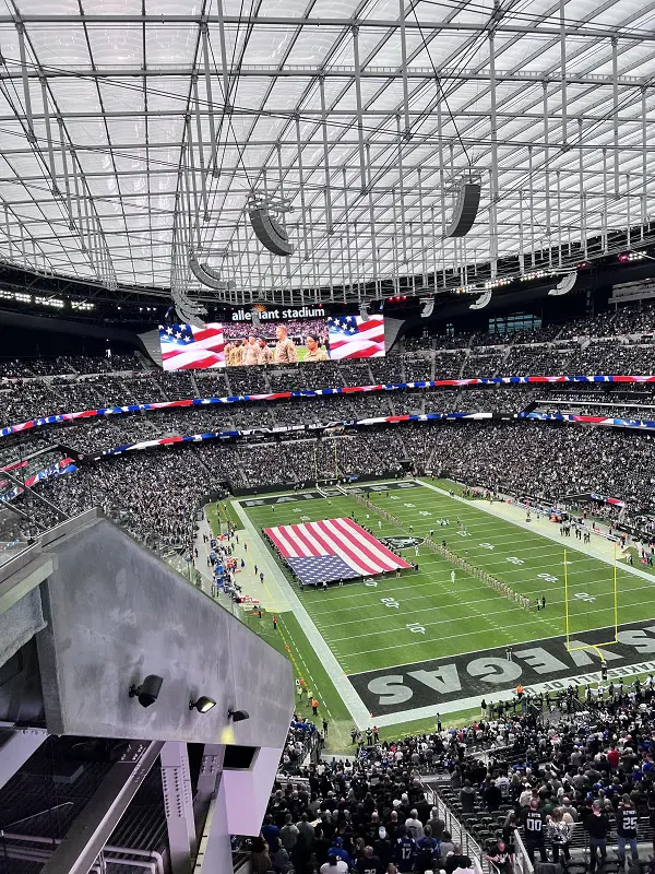 The Allegiant Stadium is one of the newest and most awesome stadium in the world.