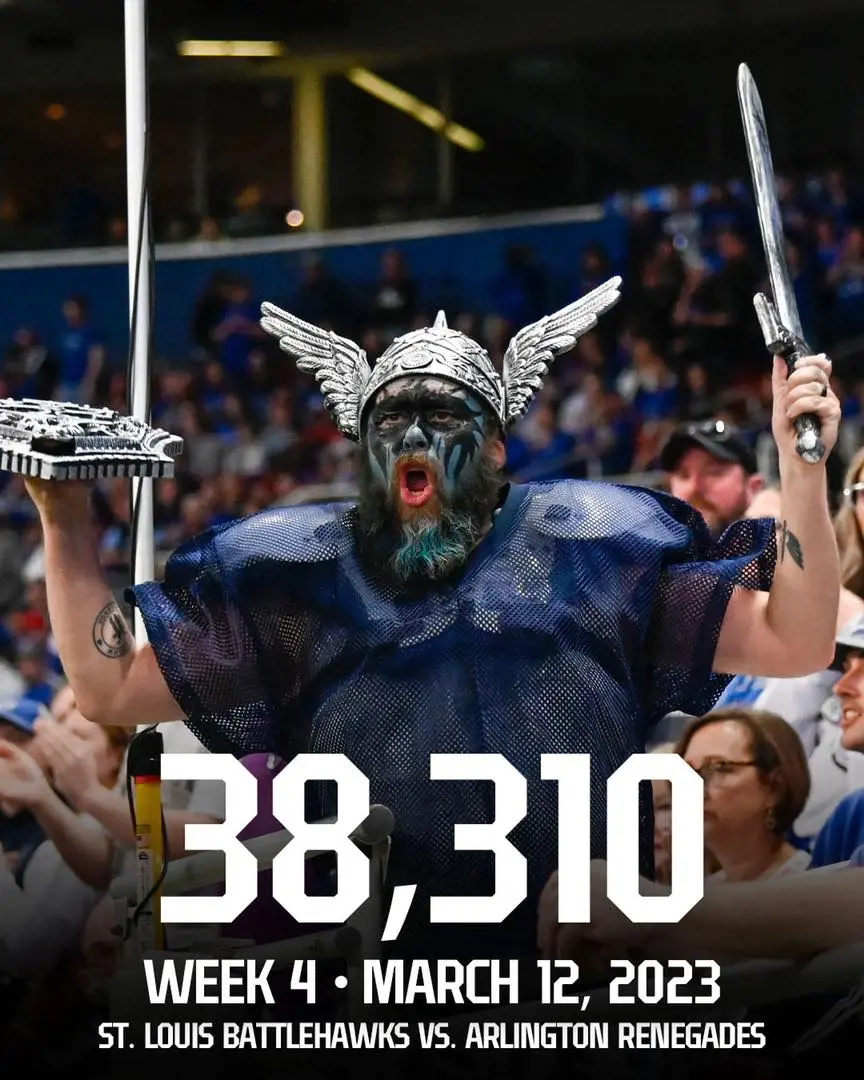 The highest number of audience in a game for the 2023 season.