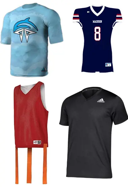 Top Choice Flag Football Jerseys For Youth