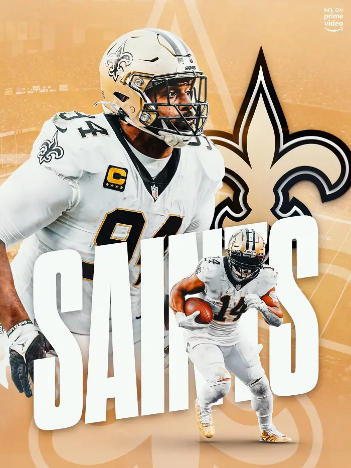 The NO Saints play their home game in Caesars Superdome
