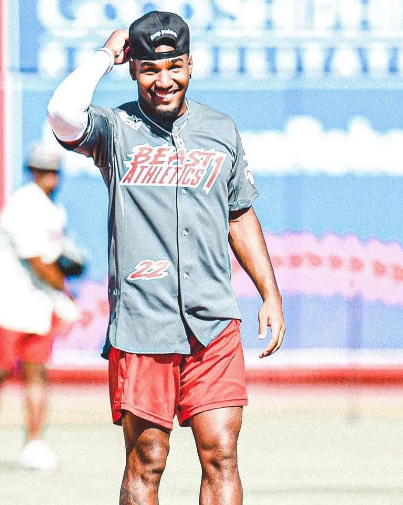 Jaylen smiles while flashing his perfectly aligned teeth at Beast 1 Athletics program