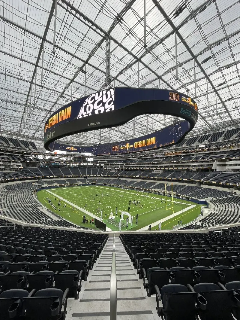 SoFi Stadium hosted the Super Bowl LVI on 13 February, 2022.