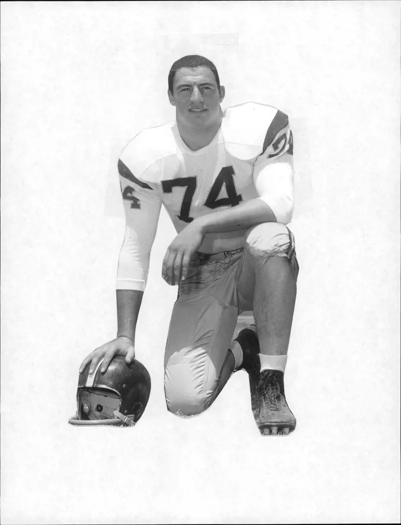 Ron Mix went to University of Southern California and there he used to write articles for Sports Illustrated 