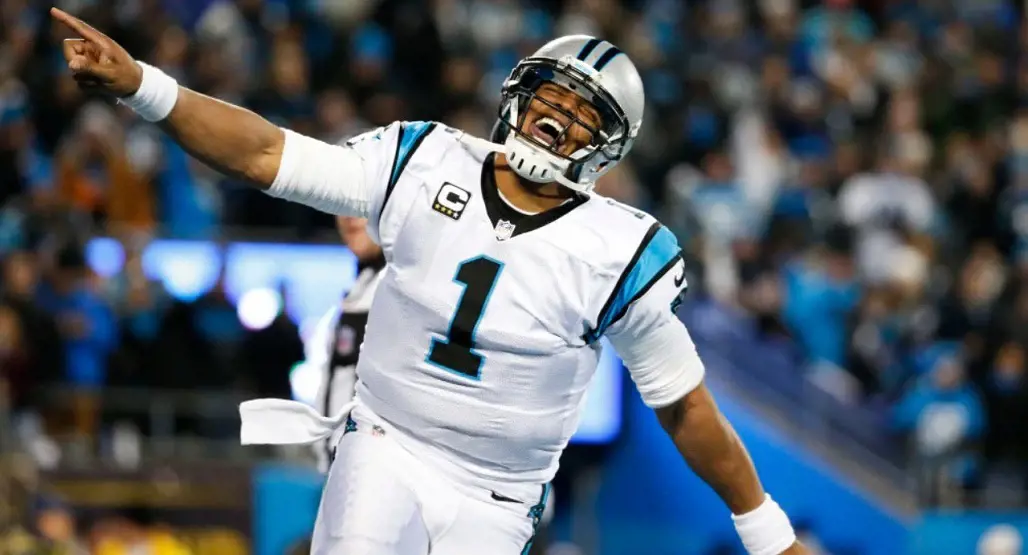 Cam Newton is known to hand the ball away to a small girl