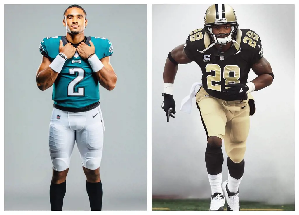 Jalen (right) and Eric (left) has set the records for single and career yards respectively