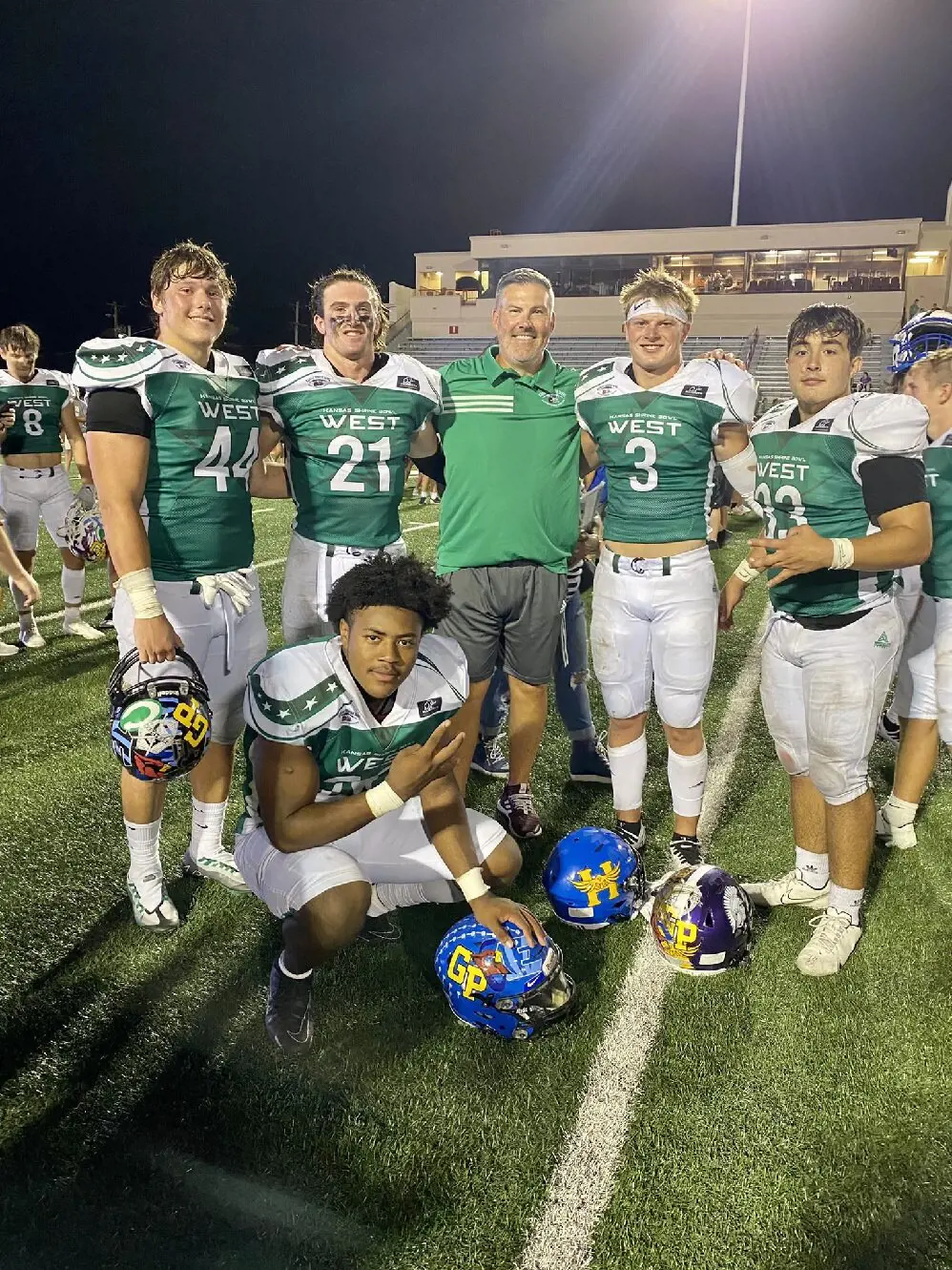 Tony Crough is the head coach of the Kansas Shrine Bowl 2023 West squad