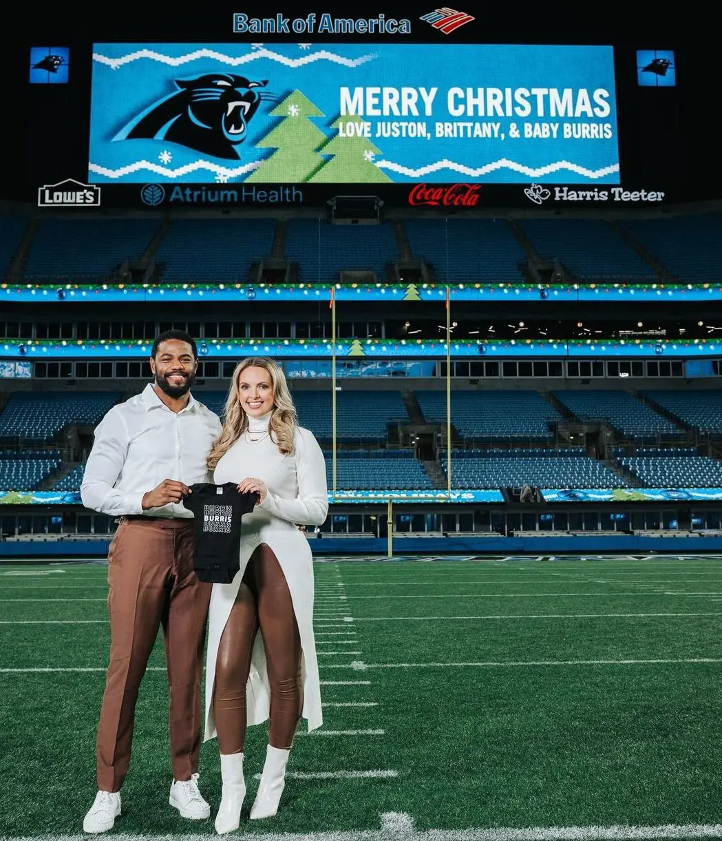 Brittany and Juston did their baby reveal in December 2022.
