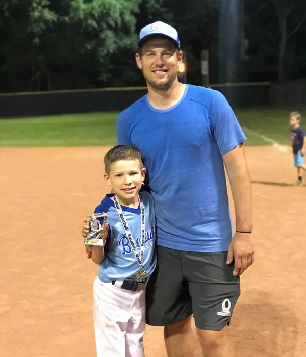 Brett praising his son after having an amazing season at Beau in 2018