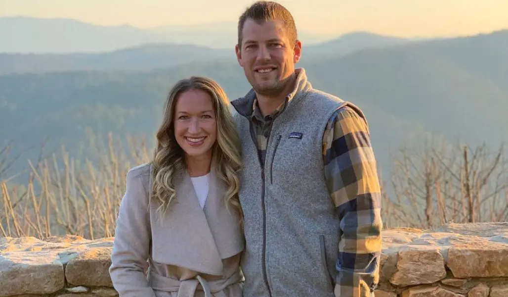 Brett and his spouse celebrating their 13 years anniversary on 2021.