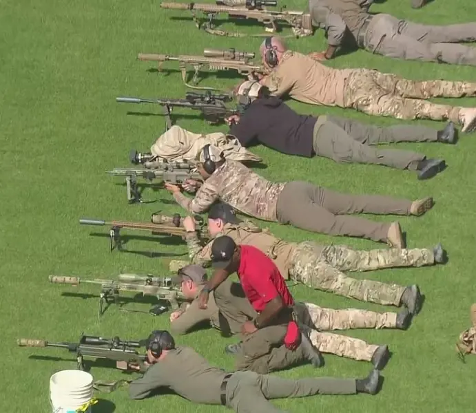 Shooting practice held at Folsom Field in May 2022