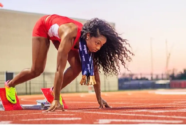 Tori participated in a 200m for the final time as a collegiate athlete.